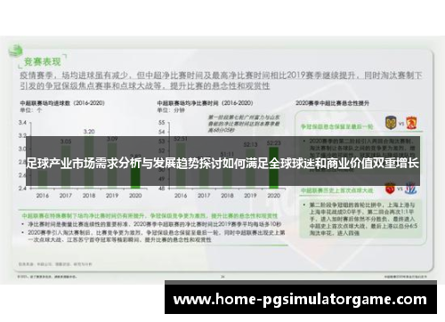 足球产业市场需求分析与发展趋势探讨如何满足全球球迷和商业价值双重增长