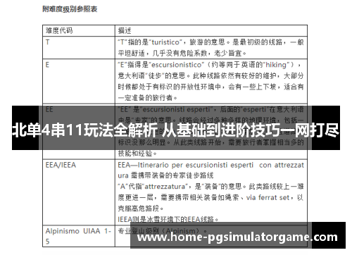 北单4串11玩法全解析 从基础到进阶技巧一网打尽